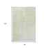 8' X 10' Artichoke Green And Ivory Medallion Washable Area Rug With UV Protection