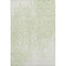 8' X 10' Artichoke Green And Ivory Medallion Washable Area Rug With UV Protection