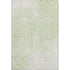 8' X 10' Artichoke Green And Ivory Medallion Washable Area Rug With UV Protection