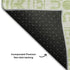 8' X 10' Artichoke Green And Ivory Medallion Washable Area Rug With UV Protection