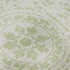 8' X 10' Artichoke Green And Ivory Medallion Washable Area Rug With UV Protection
