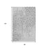 8' X 10' Silver And Gray Medallion Washable Area Rug With UV Protection