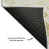 5' X 8' Gold And Beige Medallion Washable Area Rug With UV Protection