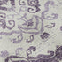 8' X 10' Purple And Ivory Medallion Washable Area Rug With UV Protection