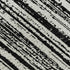 5' X 8' Black And Ivory Striped Washable Area Rug With UV Protection