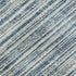 5' X 8' Blue And Ivory Striped Washable Area Rug With UV Protection