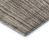 5' X 8' Brown And Ivory Striped Washable Area Rug With UV Protection
