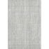 8' X 10' Gray And Silver Striped Washable Area Rug With UV Protection