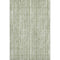 5' X 8' Green And Ivory Striped Washable Area Rug With UV Protection