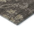 5' X 8' Brown Beige And Taupe Floral Washable Area Rug With UV Protection