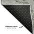 8' X 10' Gray And Taupe Floral Washable Area Rug With UV Protection
