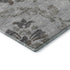8' X 10' Gray And Taupe Floral Washable Area Rug With UV Protection