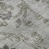 8' X 10' Gray And Taupe Floral Washable Area Rug With UV Protection