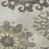 5' X 8' Beige Gray And Brown Medallion Washable Area Rug With UV Protection