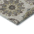 8' X 10' Beige Gray And Brown Medallion Washable Area Rug With UV Protection