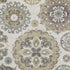 8' X 10' Beige Gray And Brown Medallion Washable Area Rug With UV Protection