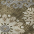 9' X 12' Brown Gray And Beige Medallion Washable Area Rug With UV Protection