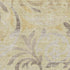 5' X 8' Gold Beige And Taupe Floral Washable Area Rug With UV Protection