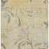 5' X 8' Gold Beige And Taupe Floral Washable Area Rug With UV Protection