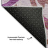8' X 10' Lavender Blush And Ivory Floral Washable Area Rug With UV Protection