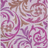 8' X 10' Lavender Blush And Ivory Floral Washable Area Rug With UV Protection