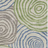 5' X 8' Beige Green And Blue Abstract Washable Area Rug With UV Protection