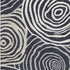 8' X 10' Black Ivory And Gray Abstract Washable Area Rug With UV Protection