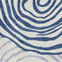 5' X 8' Blue And Ivory Abstract Washable Area Rug With UV Protection