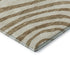 8' X 10' Gold Ivory And Brown Abstract Washable Area Rug With UV Protection