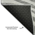 8' X 10' Gray Silver And Beige Abstract Washable Area Rug With UV Protection