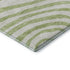 8' Green Gray And Ivory Abstract Washable Round Rug With UV Protection