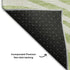 8' X 10' Green Gray And Ivory Abstract Washable Area Rug With UV Protection