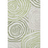 9' X 12' Green Gray And Ivory Abstract Washable Area Rug With UV Protection