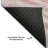5' X 8' Pink Gray And Ivory Abstract Washable Area Rug With UV Protection