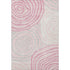 5' X 8' Pink Gray And Ivory Abstract Washable Area Rug With UV Protection