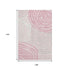 9' X 12' Pink Gray And Ivory Abstract Washable Area Rug With UV Protection