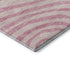 9' X 12' Pink Gray And Ivory Abstract Washable Area Rug With UV Protection