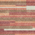 5' X 8' Coral Taupe And Orange Striped Washable Area Rug With UV Protection