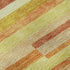 8' X 10' Orange And Gold Striped Washable Area Rug With UV Protection