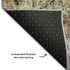 5' X 8' Beige Gray And Brown Diamond Washable Area Rug With UV Protection