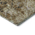 5' X 8' Beige Gray And Brown Diamond Washable Area Rug With UV Protection