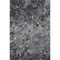 8' X 10' Black Gray And Silver Diamond Washable Area Rug With UV Protection