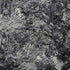 8' X 10' Black Gray And Silver Diamond Washable Area Rug With UV Protection