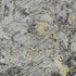 8' X 10' Gray Gold And Silver Diamond Washable Area Rug With UV Protection