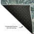 8' X 10' Sage Gray And Ivory Diamond Washable Area Rug With UV Protection