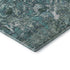 8' X 10' Sage Gray And Ivory Diamond Washable Area Rug With UV Protection