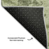 8' X 10' Artichoke Green Gray And Taupe Abstract Washable Area Rug With UV Protection