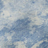 5' X 8' Blue And Ivory Abstract Washable Area Rug With UV Protection