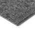 8' Gray And Charcoal Floral Washable Round Rug With UV Protection