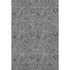 8' X 10' Gray And Charcoal Floral Washable Area Rug With UV Protection